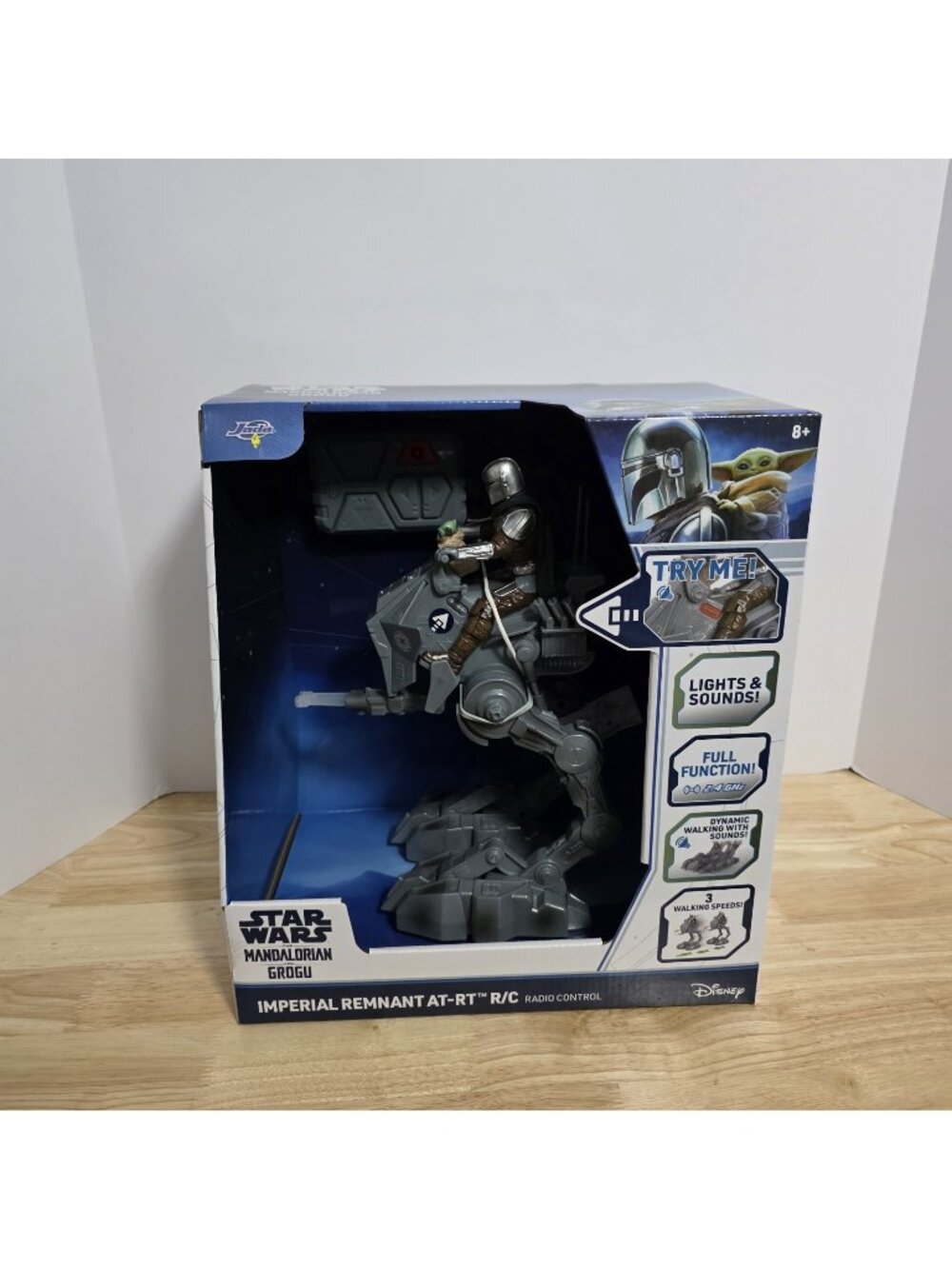 Star Wars Imperial Remnant AT-RT RC Walker w/Mandalorian & Grogu 13" R/C